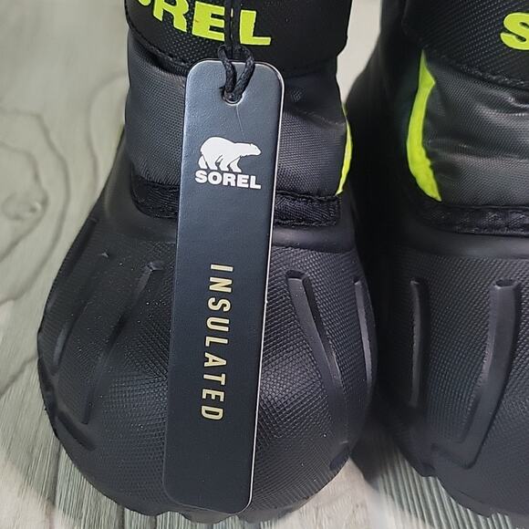 Sorel Flurry Waterproof Insulated Snow Boot Spruce Green Kids Toddler Size 8 NEW - Picture 5 of 12